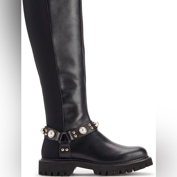 Karl Lagerfeld Paris Women's Reese Knee High Boot - Picture 2 of 9